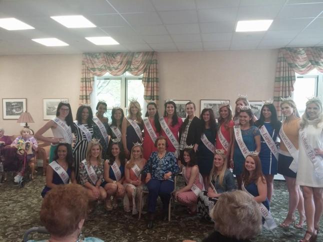 The Miss New York 2014 Class with Mary